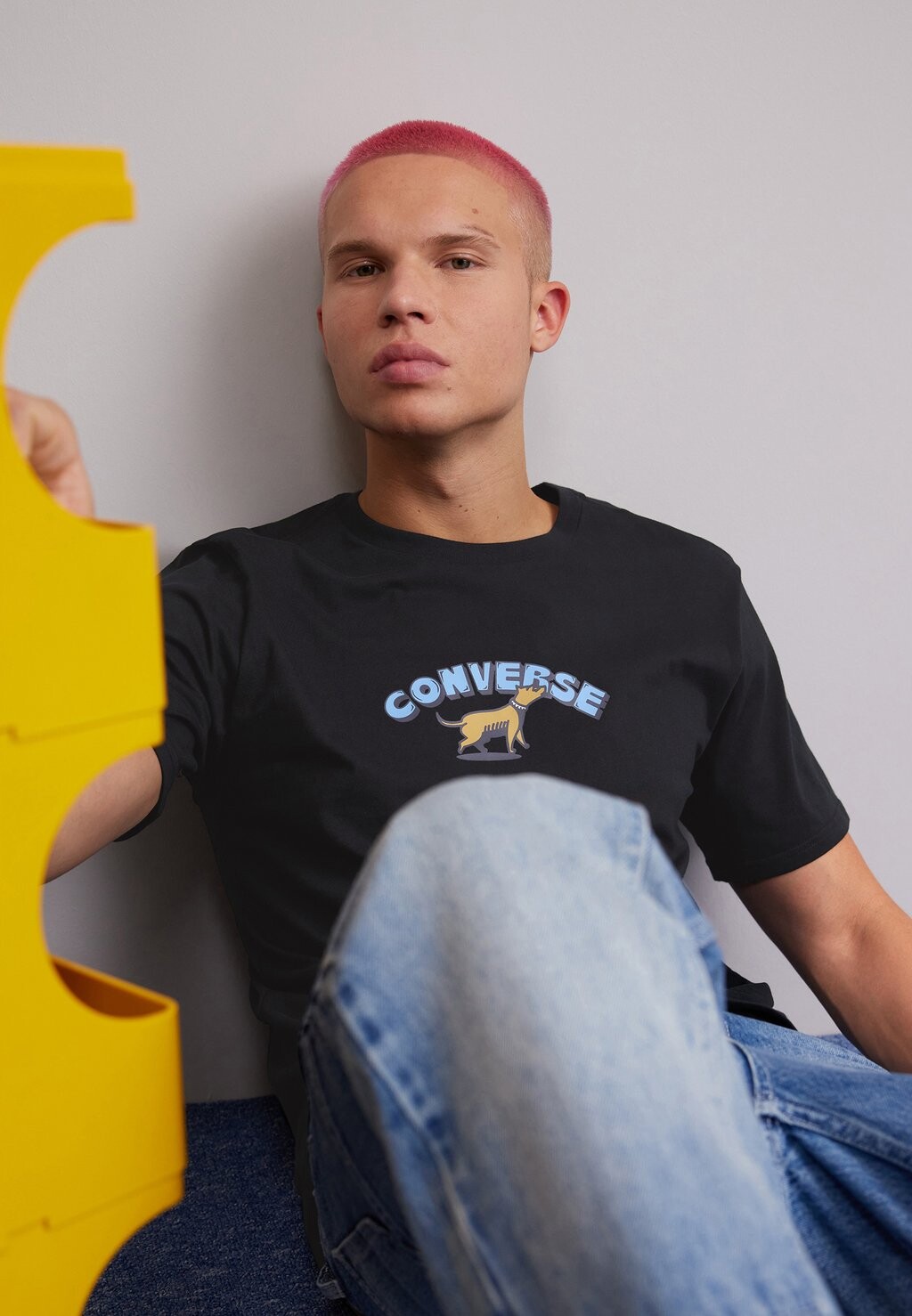 

Футболка с принтом ОТДЕЛ ОТДЫХА Converse, черный