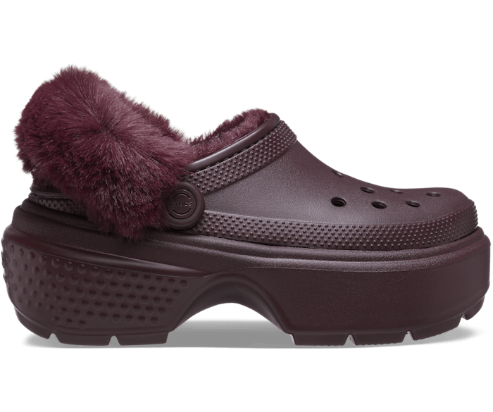 

Сабо с подкладкой Stomp Crocs мужские, цвет Dark Cherry