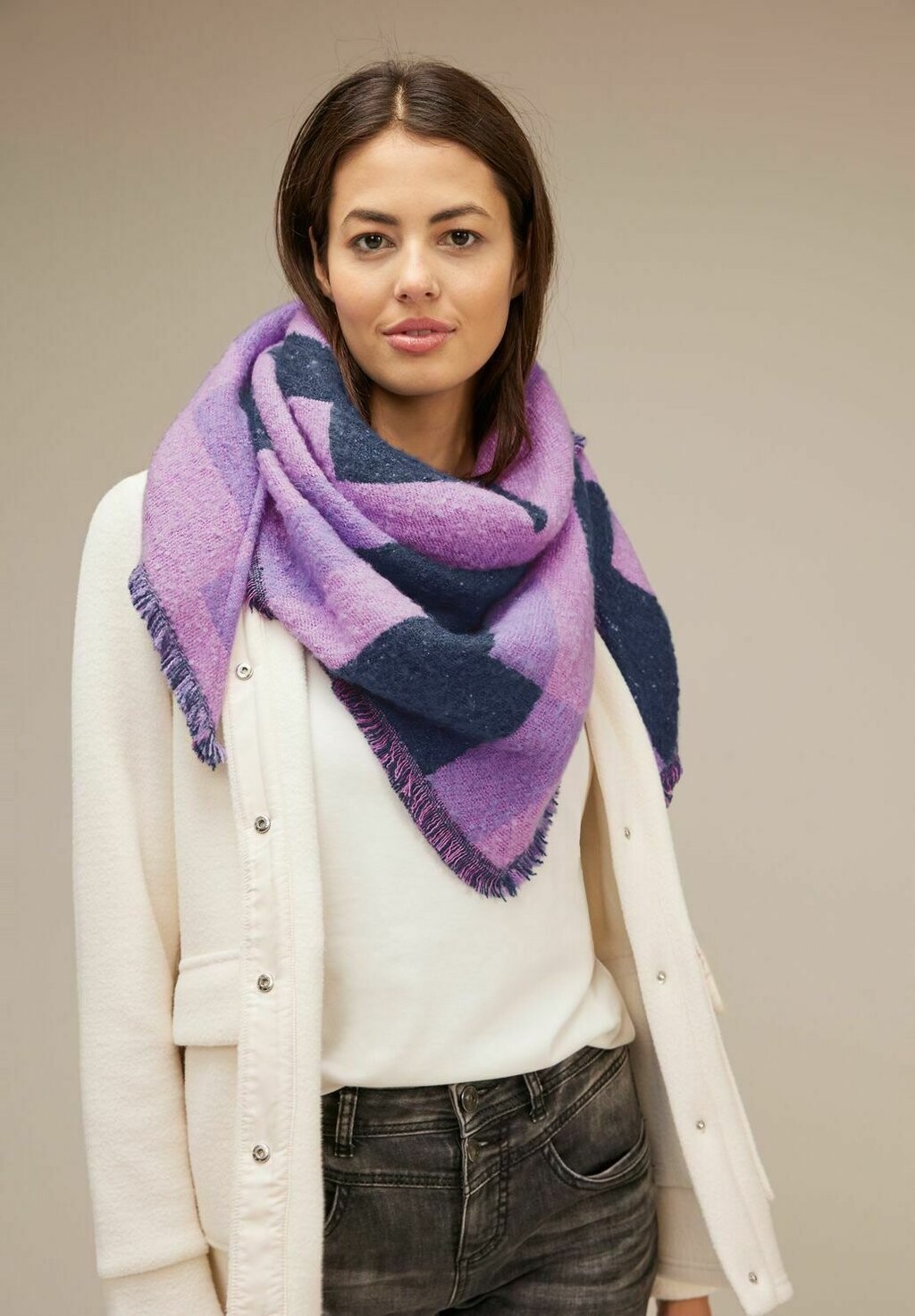 

Платок BOUCLÉ TUCH Street One, цвет blau