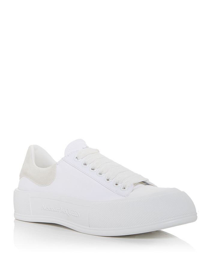 

Мужские низкие кроссовки с замшевой отделкой на каблуке Alexander McQUEEN
