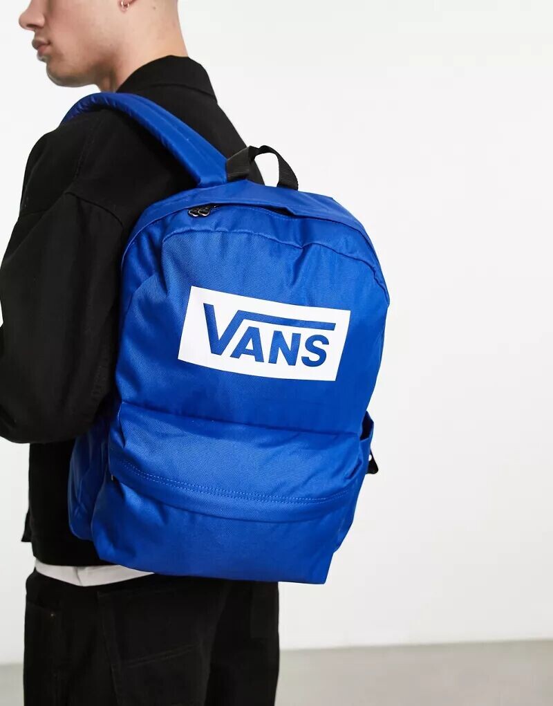 

Синий рюкзак с логотипом Vans Old Skool