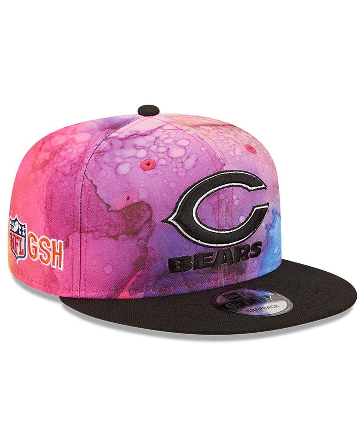

Мужская розовая и черная кепка Snapback Chicago Bears 2022 NFL Crucial Catch 9FIFTY New Era