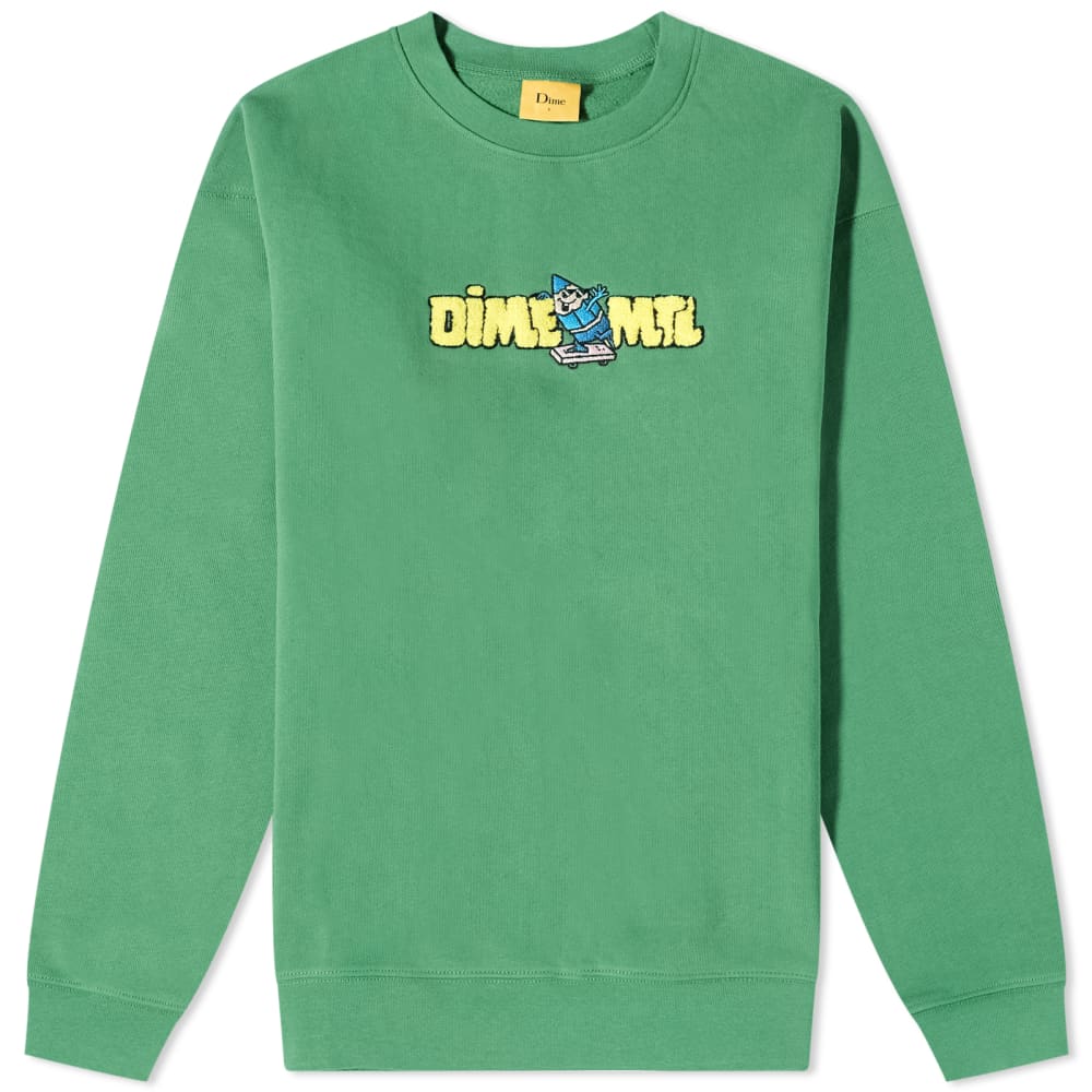 Свитшот Dime Chenille Crayon Crew, зеленый dime buff chenille hoodie