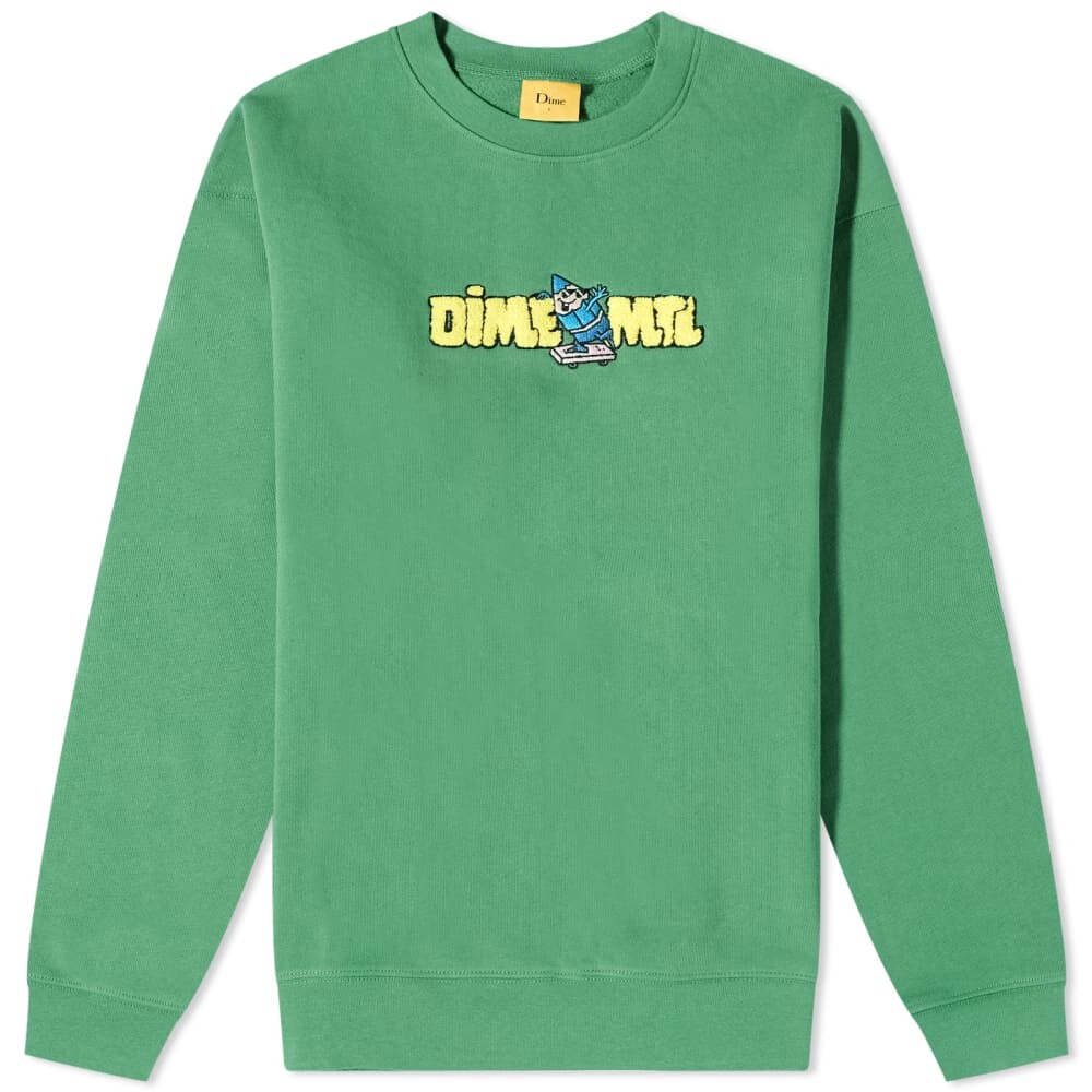 

Свитшот Dime Chenille Crayon Crew, зеленый