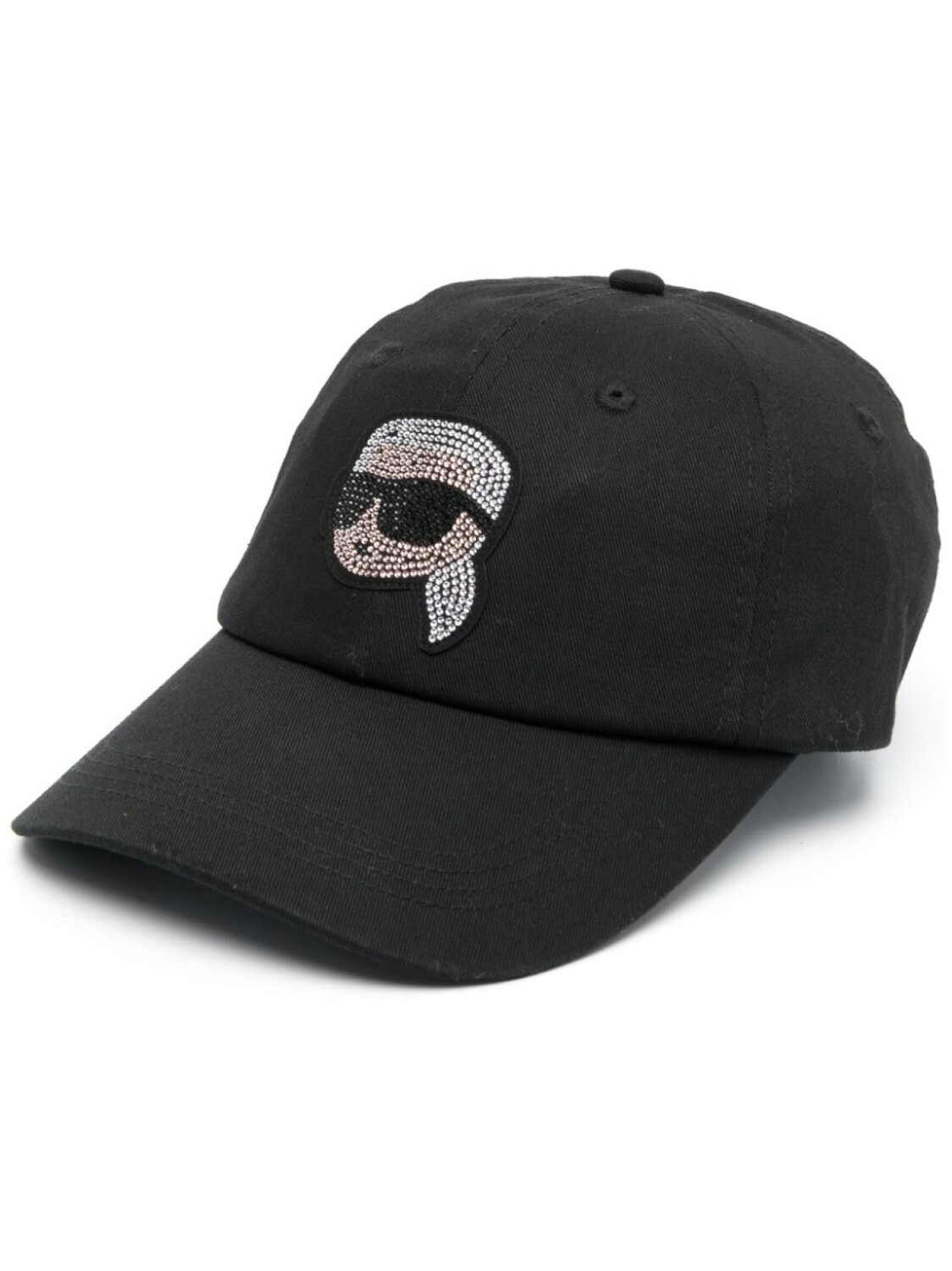 

Karl Lagerfeld бейсболка Ikonik со стразами, черный