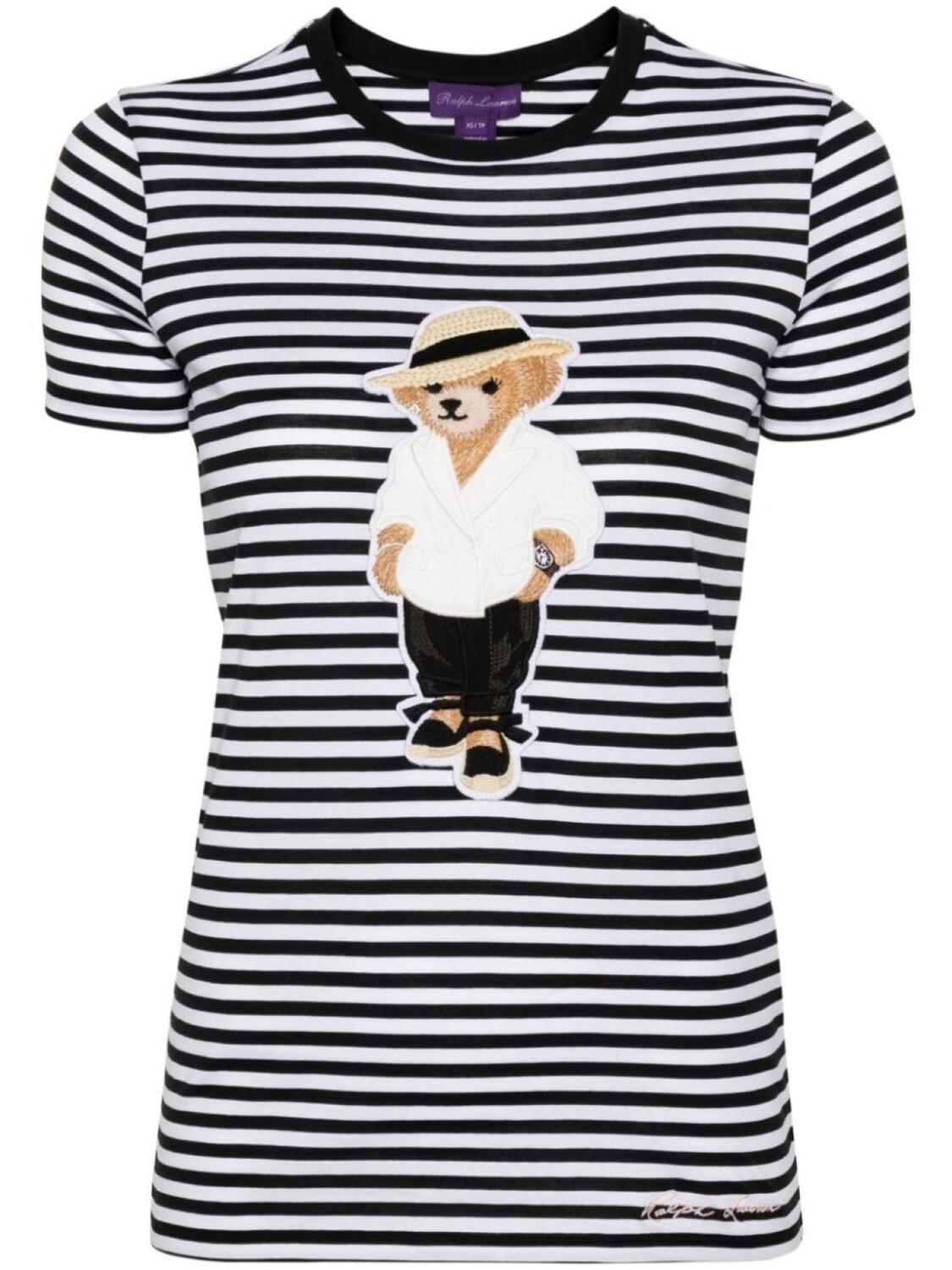 

Ralph Lauren Collection футболка с нашивкой Polo Bear, черный