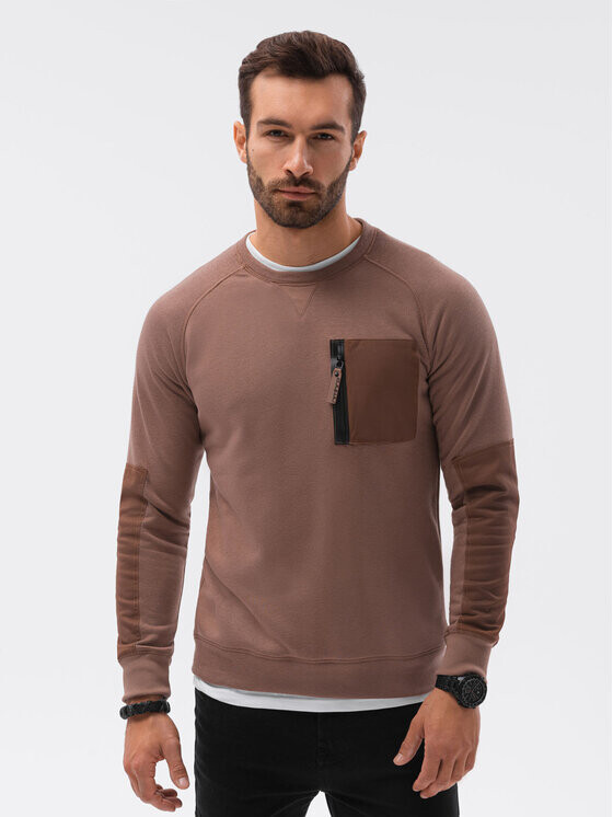 

Толстовка regular fit Ombre, коричневый