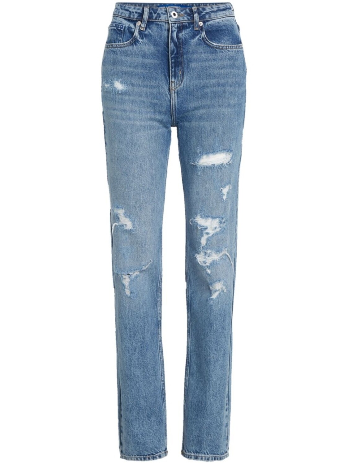 

Karl Lagerfeld Jeans прямые джинсы с завышенной талией, синий