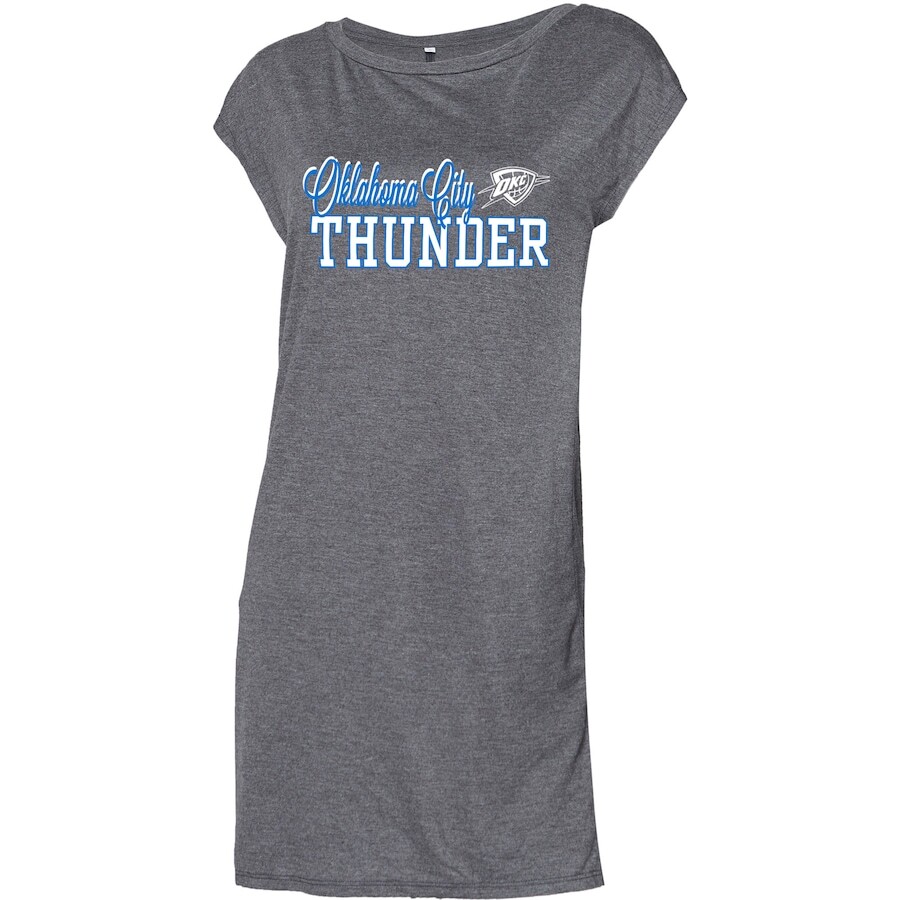 

Ночная рубашка Concepts Sport Oklahoma City Thunder, угольный