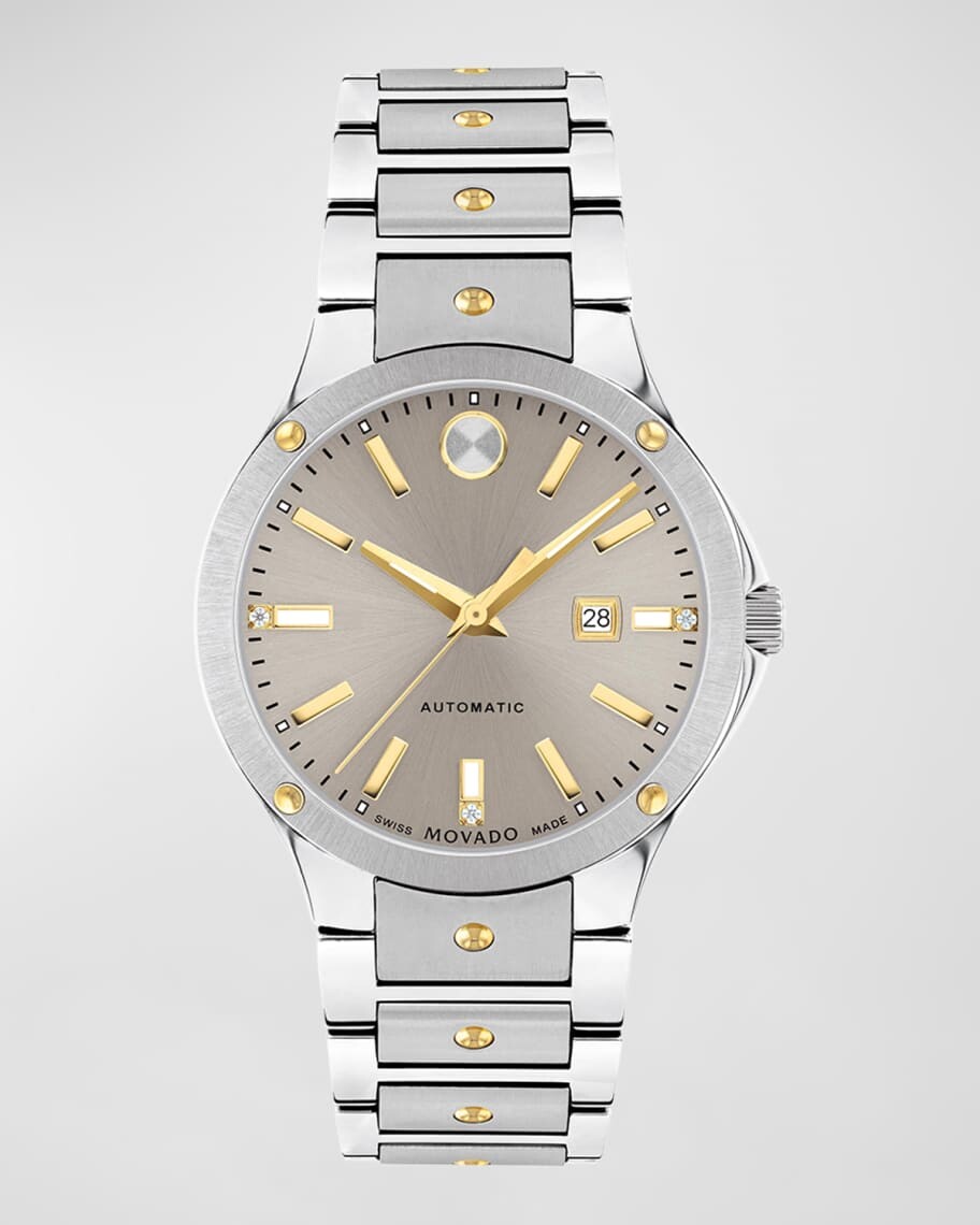 

Часы SE с автоматическим двухцветным браслетом, 33 мм Movado