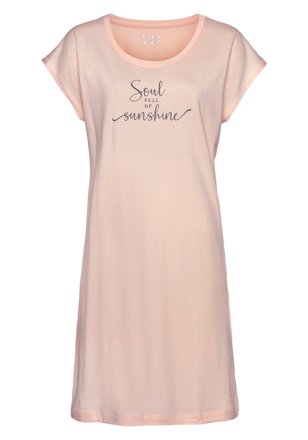 Ночная рубашка-бандо VENICE BEACH, пастельно-розовый
