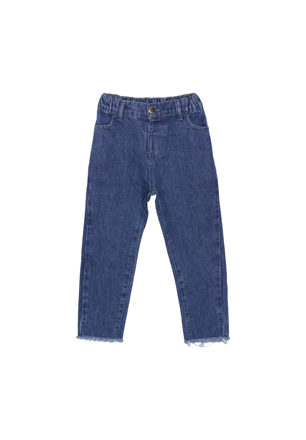

Джинсы приталенного кроя EN FANT, цвет blue denim