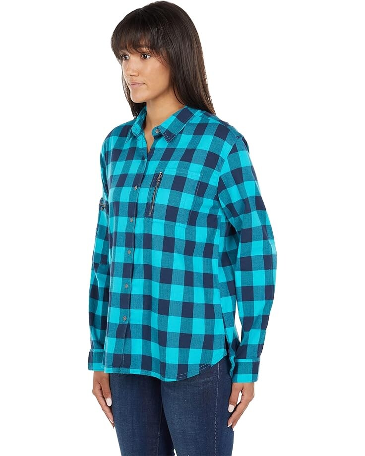 

Рубашка Caterpillar Megan Shirt, цвет Ocean Plaid