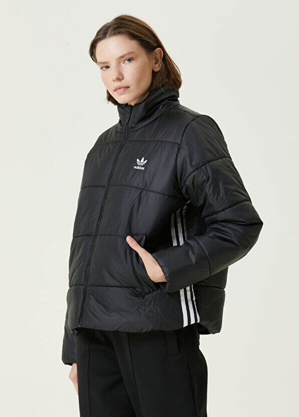 

Черное пуховое пальто adicolor Adidas, Черный