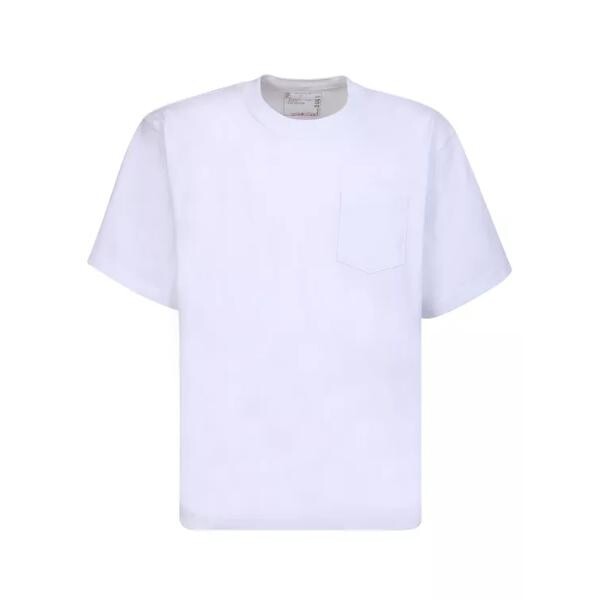 

Футболка buckle detail t-shirt Sacai, белый