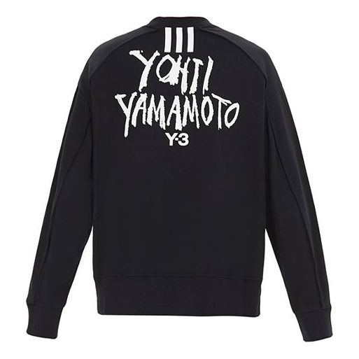 Толстовка Y-3 YOHJI YAMAMOTO Back Logo Print Sweatshirt Black, черный ремень y 3 yohji yamamoto y 3 classic logo черный