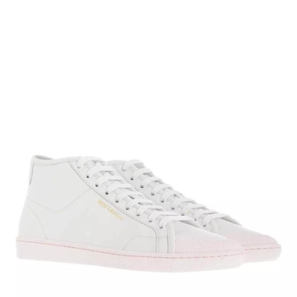 

Кроссовки mid top sneakers Saint Laurent, розовый
