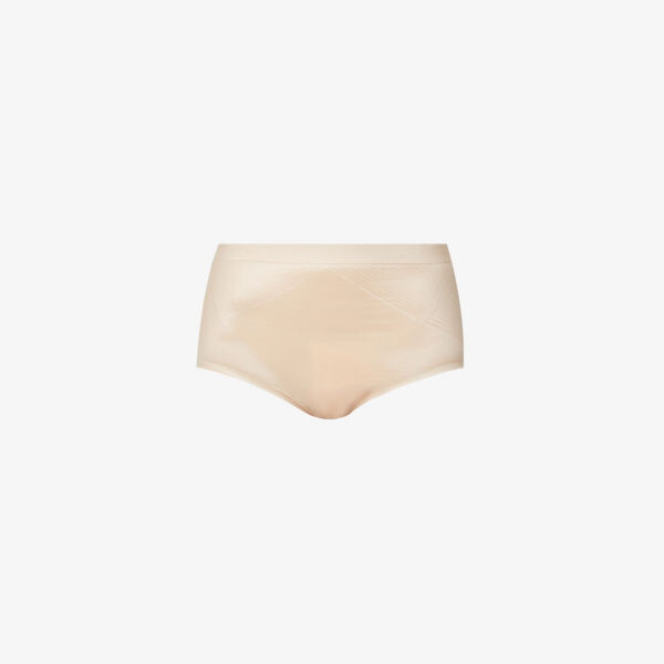 

Трусики эластичной вязки Thinstincts 20 с высокой посадкой Spanx, бежевый