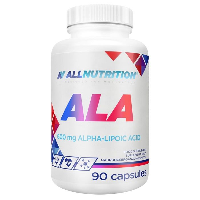Allnutrition ALA капсулы для тела, 90 шт. альфа липоевая кислота капсулы 100 мг 60 шт