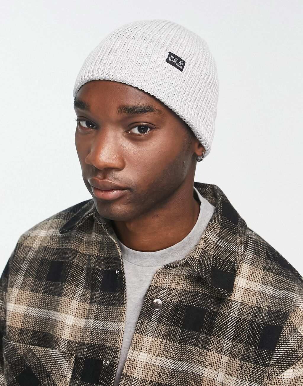 

Темно-серая шапка Jack Wolfskin Essential
