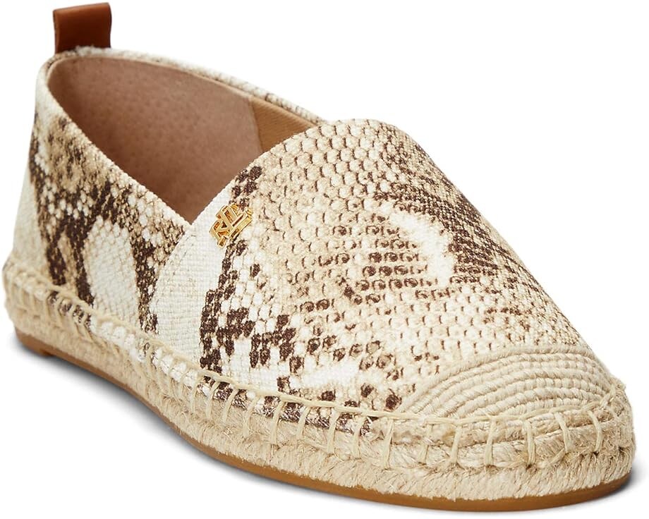 

Лоферы LAUREN Ralph Lauren Cameryn Espadrille, цвет Parchment/Deep Saddle Tan