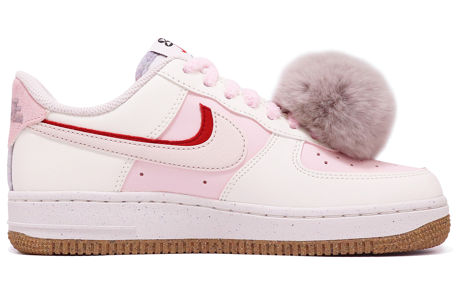 

Кроссовки Nike Air Force 1 Skateboard Shoes Women's Low-Top Pink White, Розовый, Кроссовки Nike Air Force 1 Skateboard Shoes Women's Low-Top Pink White