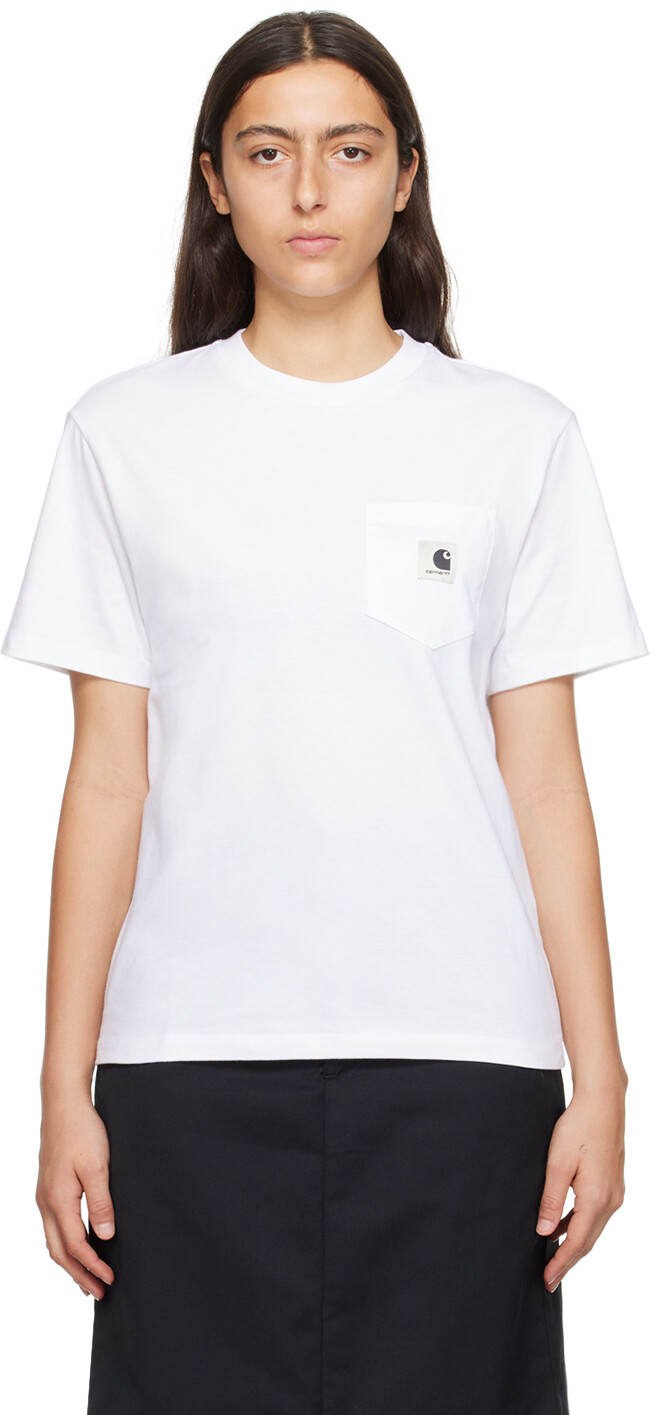 

Белая футболка с карманами Carhartt Work In Progress, Белый