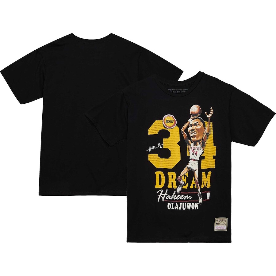 

Футболка с коротким рукавом Mitchell & Ness Houston Rockets, черный