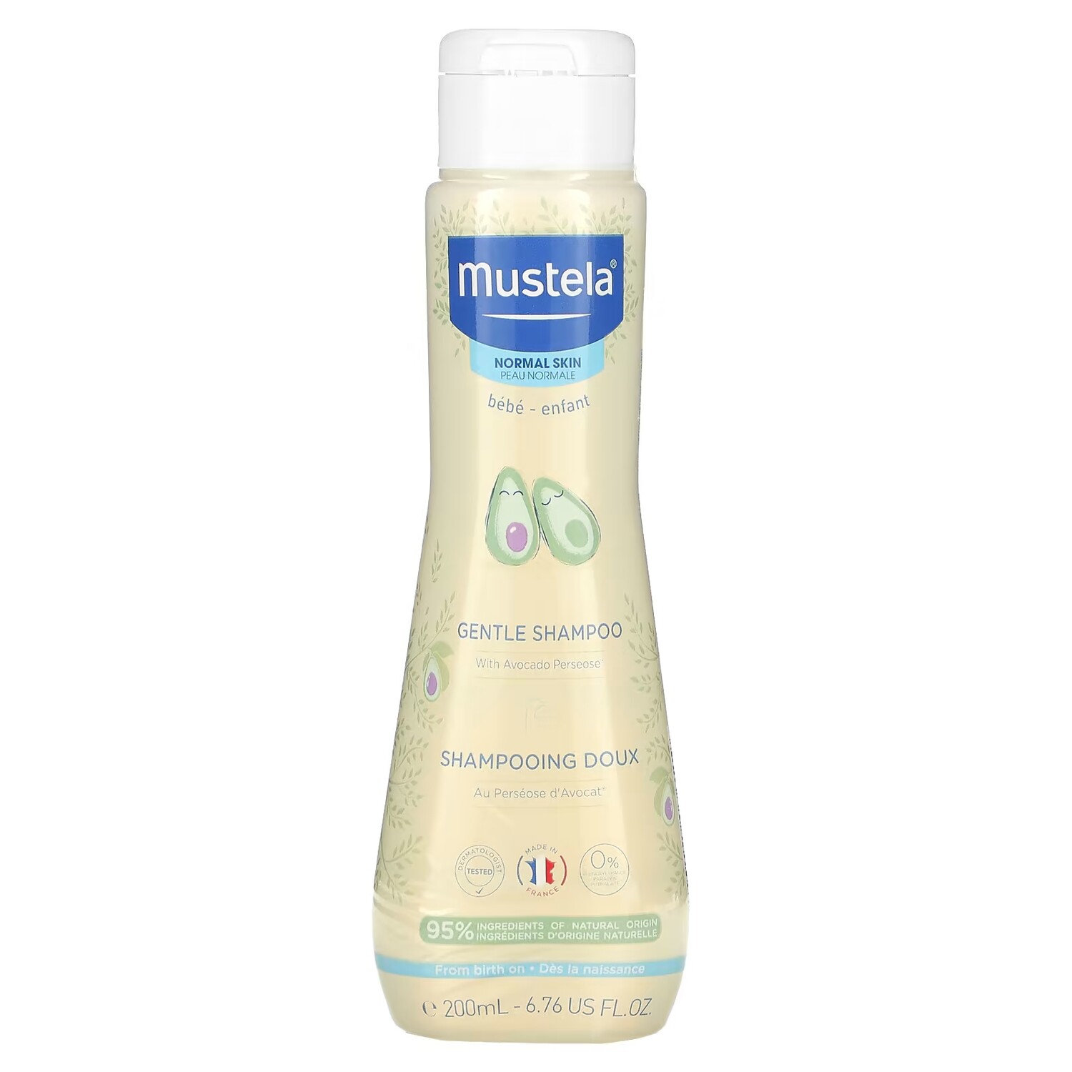 

Шампунь Mustela нежный для нормальной кожи, 200 мл