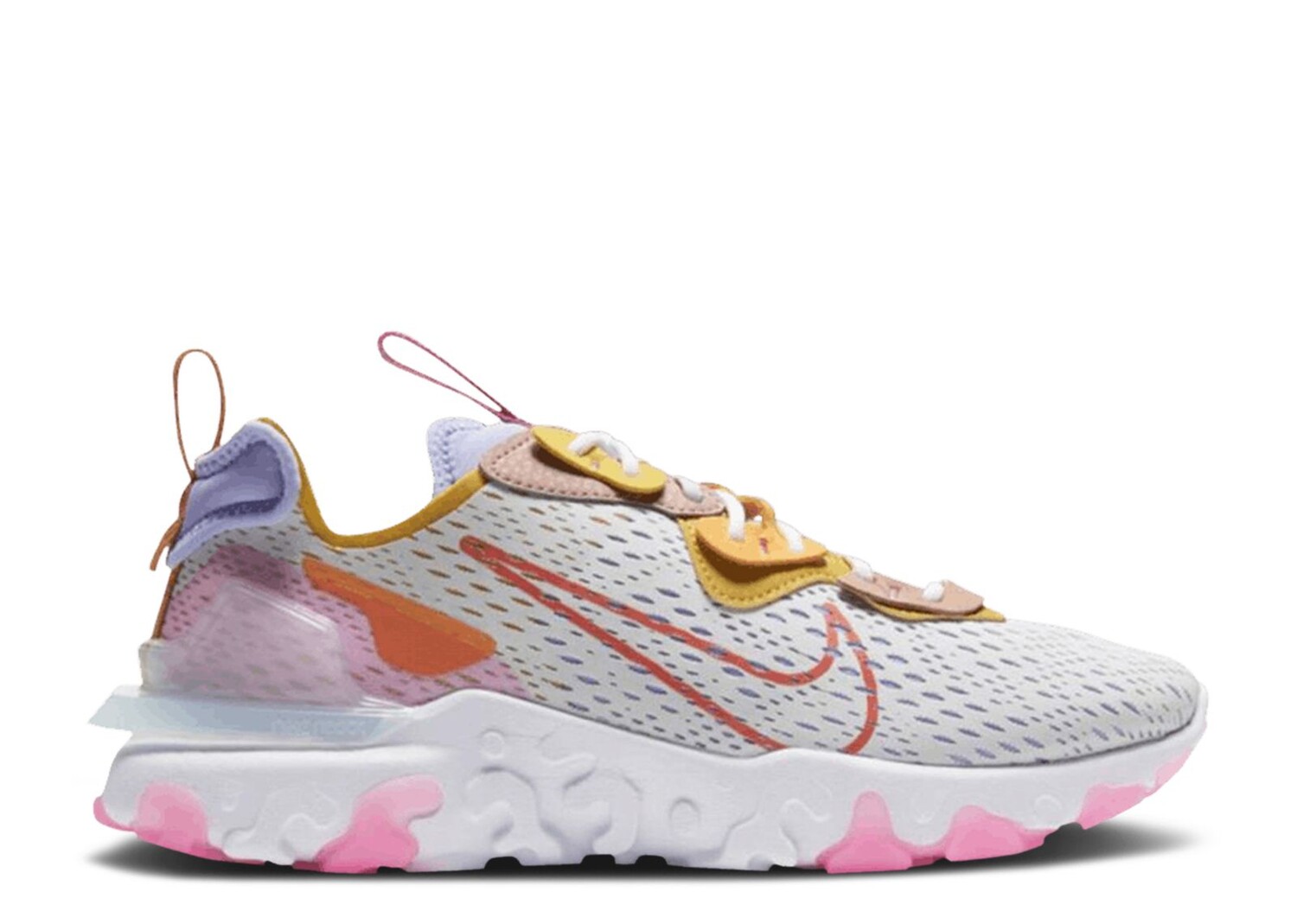 Кроссовки Nike Wmns React Vision 'Saffron', серый