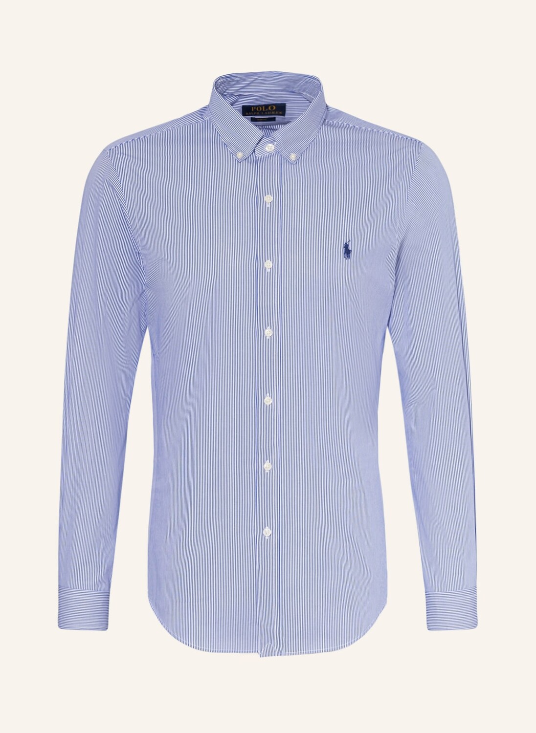 

Рубашка POLO RALPH LAUREN Slim Fit, белый