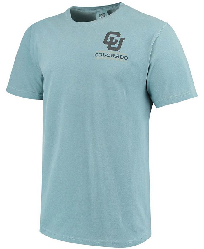 

Мужская синяя футболка Colorado Buffaloes State Local Comfort Colors Image One, цвет Blue