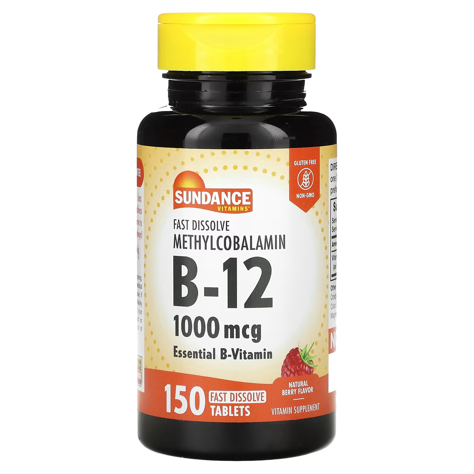 Витамины Sundance Vitamins метилкобаламин B-12, 150 Быстрорастворимых таблеток