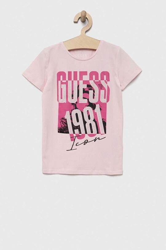 

Детская футболка Guess, розовый