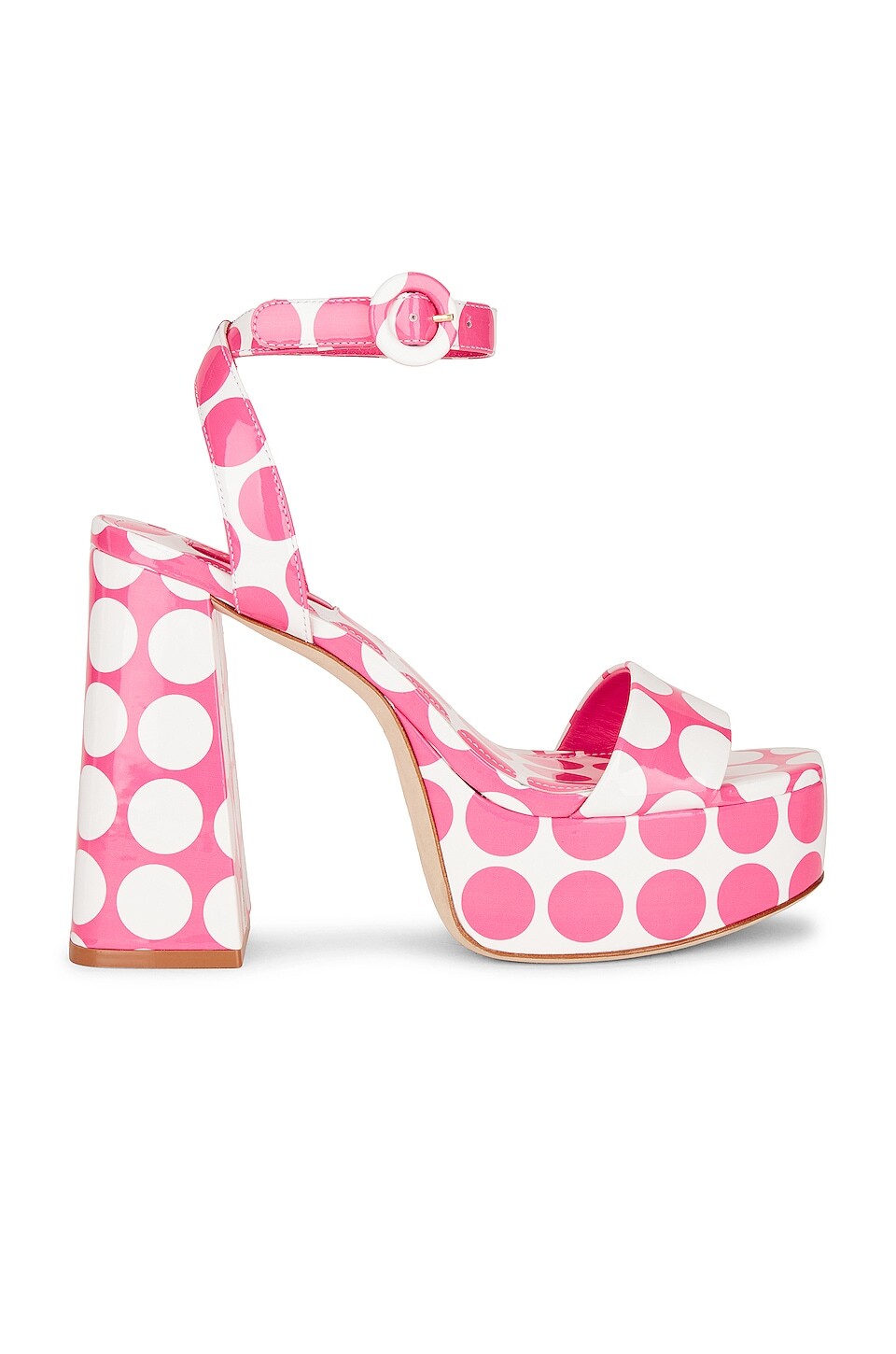 

Туфли Larroude x REVOLVE Dolly, цвет White & Pink