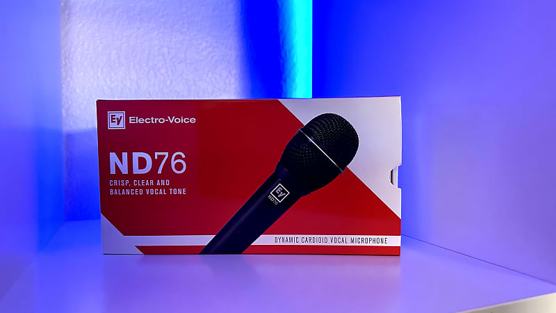 Динамический микрофон Electro-Voice ND76 Dynamic cardioid vocal microphone rode podcaster кардиоидный студийный usb микрофон 28мм динамический капсюль ad разрешение 18бит