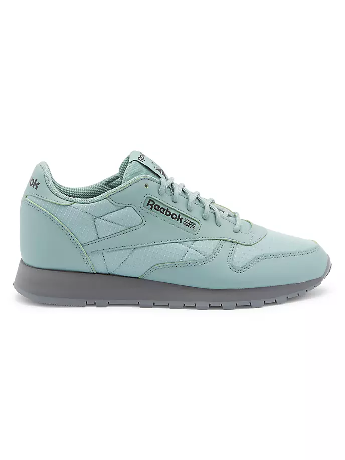 

Мужские классические кожаные кроссовки на платформе Reebok, серый