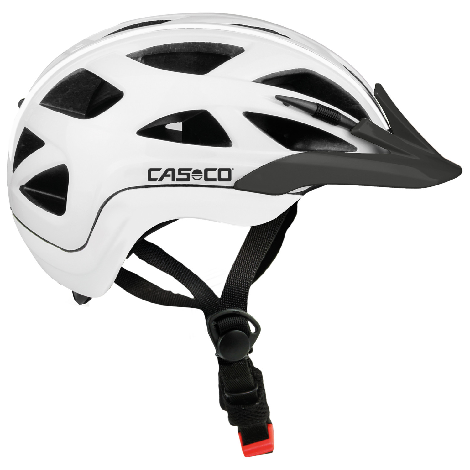 Велосипедный шлем Casco Activ 2 Junior, белый шлем casco activ 2 black orange m
