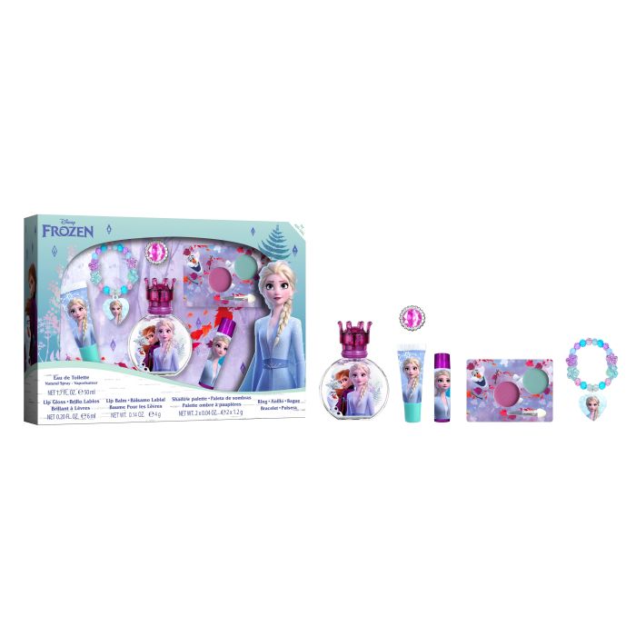markwins набор детской косметики в чемоданчике frozen Туалетная вода унисекс Set Frozen EDT + Kit Cosmética y Bisutería Disney, 1 unidad