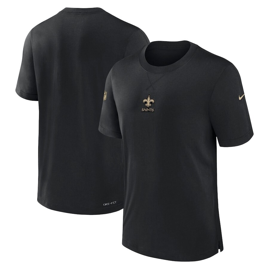 

Футболка с коротким рукавом Nike New Orleans Saints, черный