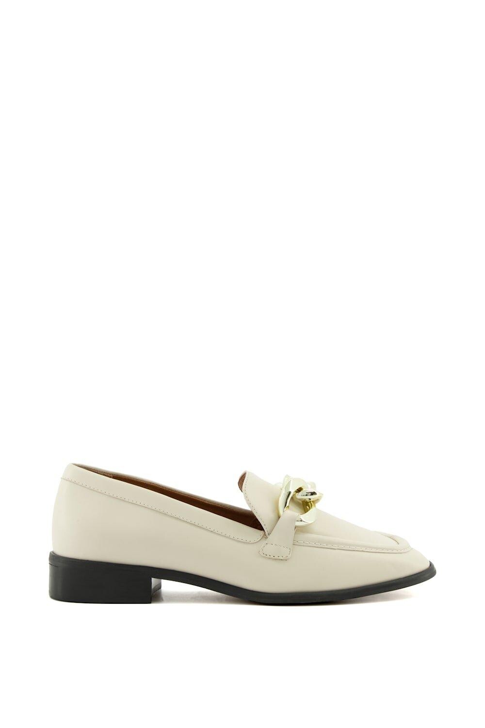 

Кожаные лоферы Glimpse Dune London, белый