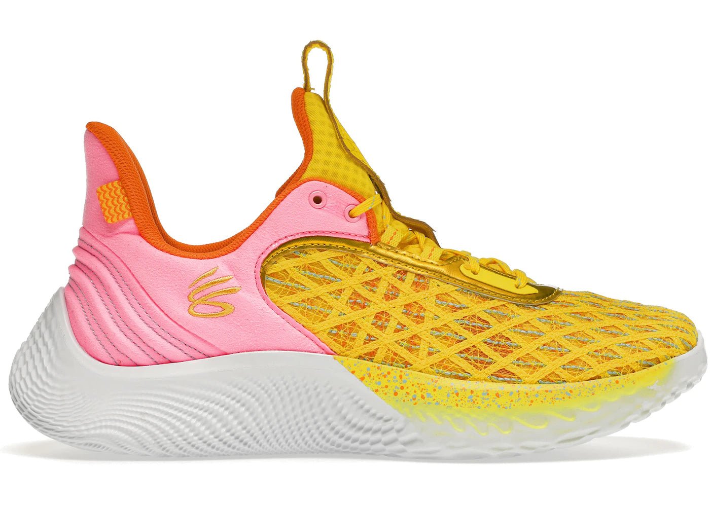 

Кроссовки Under Armour Curry Flow 9 Sesame Street Big Bird, жёлтый / оранжевый