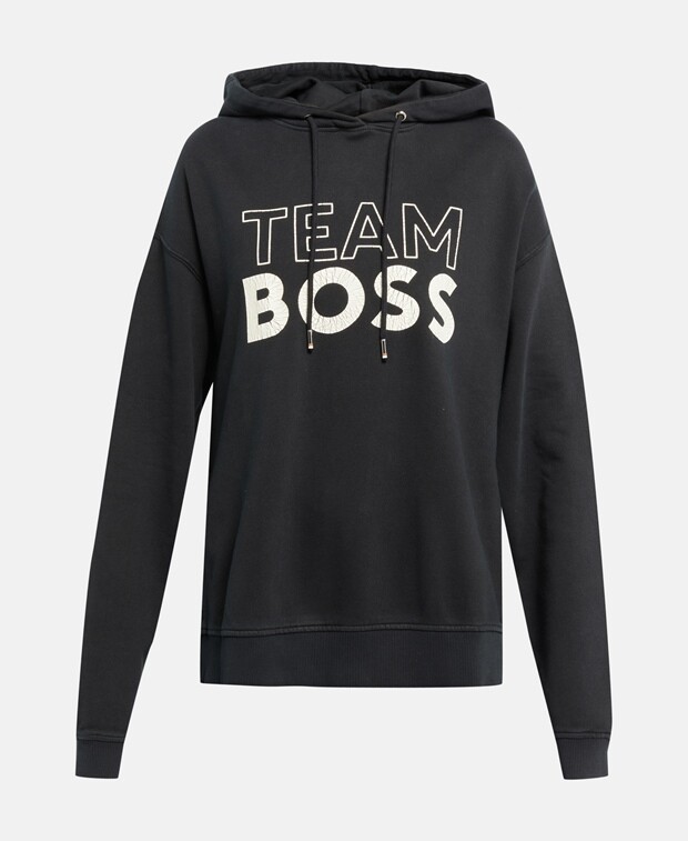 

Толстовка с капюшоном Boss, черный