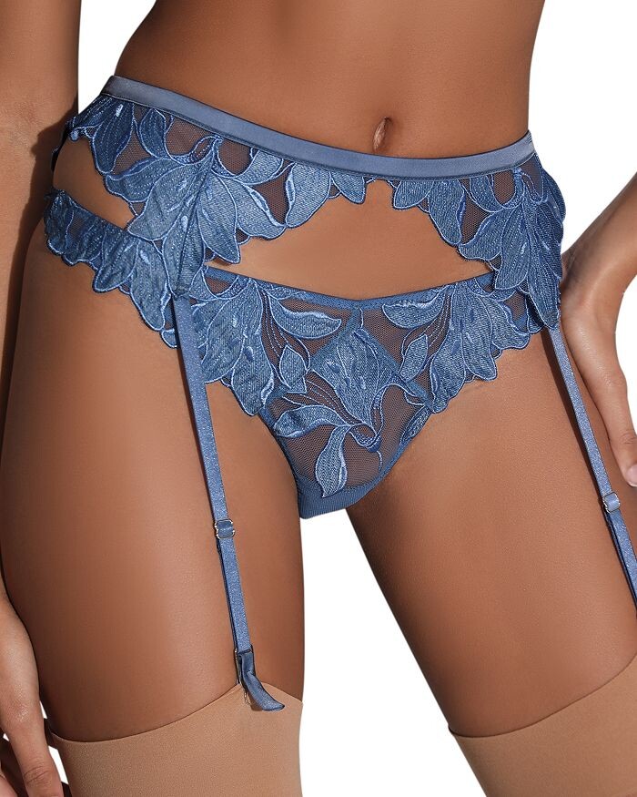 

Пояс для чулок с вышивкой Lily Fleur du Mal