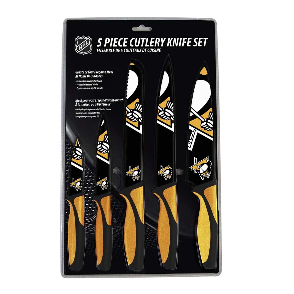 

Набор столовых ножей The Sports Vault Woodrow Pittsburgh Penguins, 5 штук