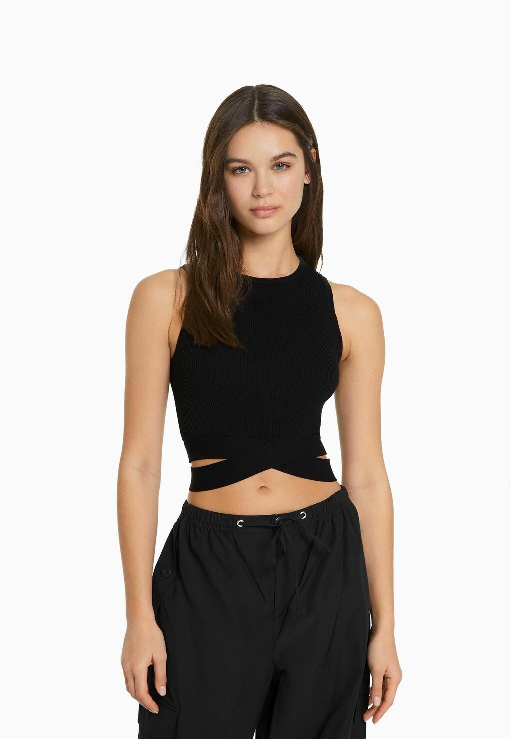 

Топ Bershka, черный