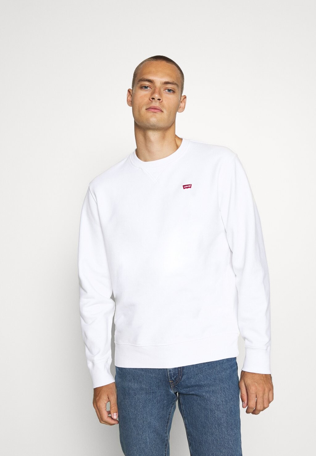 

Толстовка Levi's New Original Crew, белая, Белый