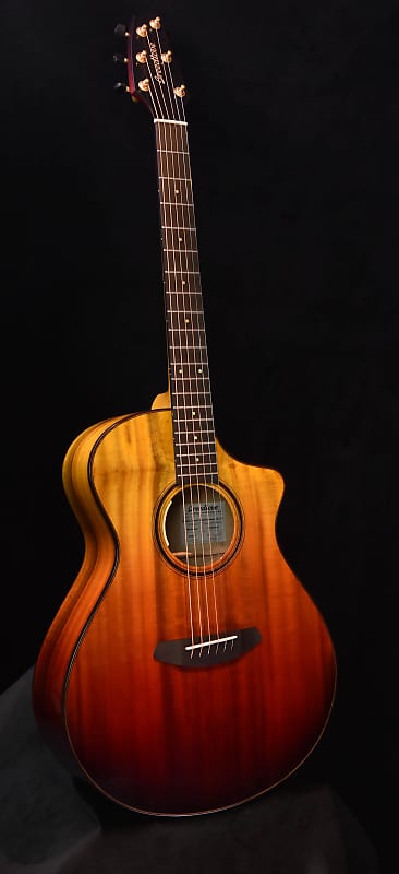 цена Акустическая гитара Breedlove Oregon Tequila Sunrise CE All Myrtlewood LTD Acoustic/Elec Guitar