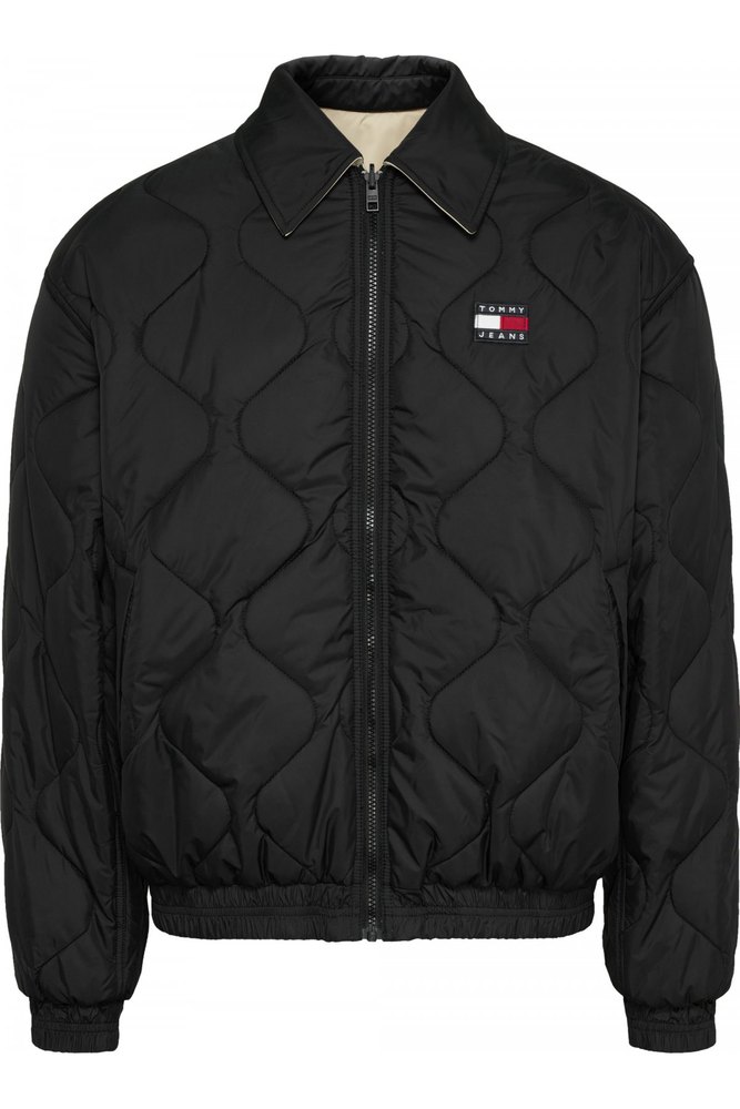 

Куртка Tommy Jeans Reversible Quilted, черный