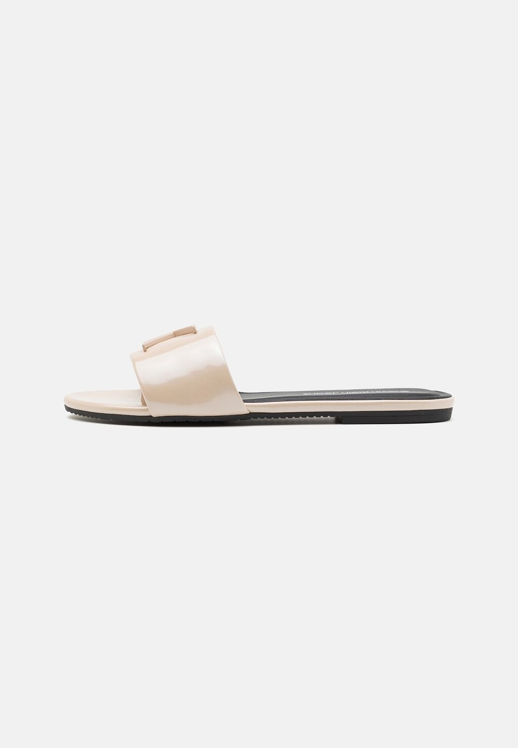 Туфли-мюли на плоской подошве FLAT SLIDE Calvin Klein Jeans, цвет whisper pink мюли на плоской подошве slide monogram calvin klein jeans цвет black